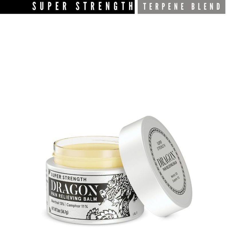 DRAGON PAIN RELIEF SUPER STRENGTH SILVER JAR OPEN VESSEL