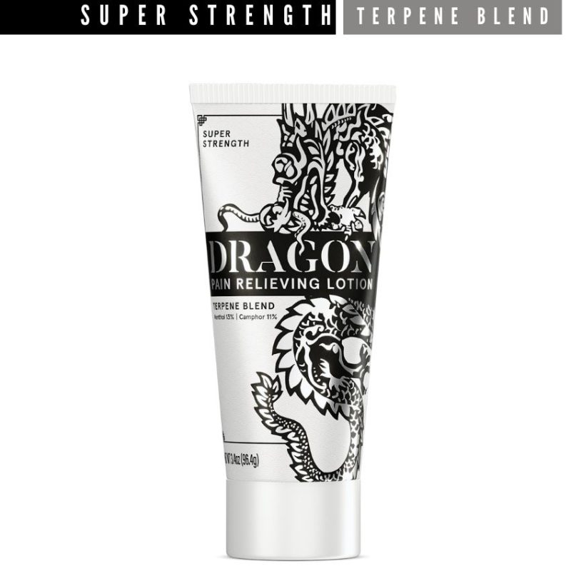 DRAGON PAIN RELIEF SUPER STRENGTH SILVER LOTION VESSEL
