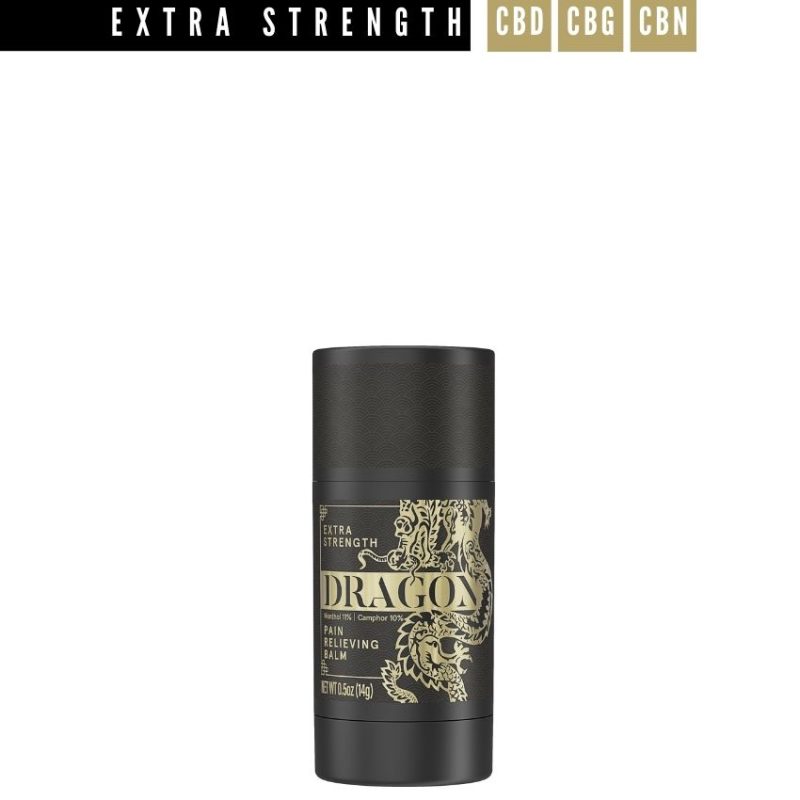 Dragon Pain Relieving Balm Extra Strength Travel Size Roll-Up 0.5oz - Broad Spectrum Formula